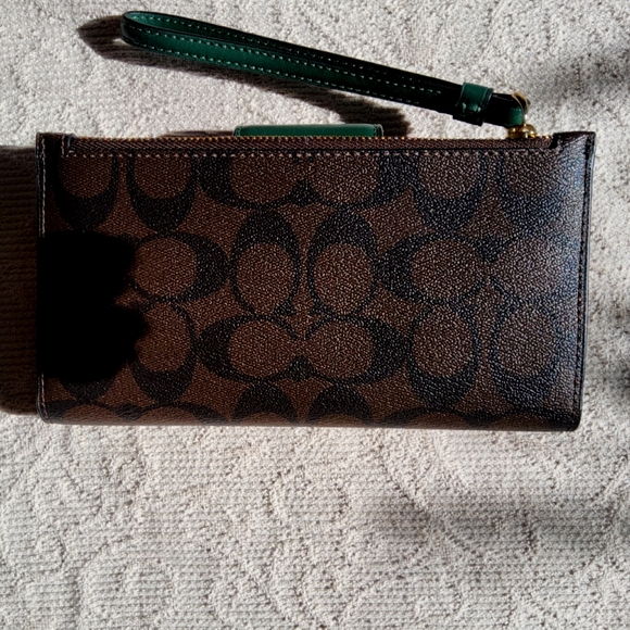 Coach Phone Wallet in Signature Coated Canvas-- NWT - Picture 5 of 14